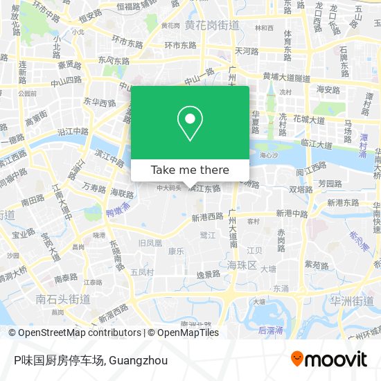 P味国厨房停车场 map