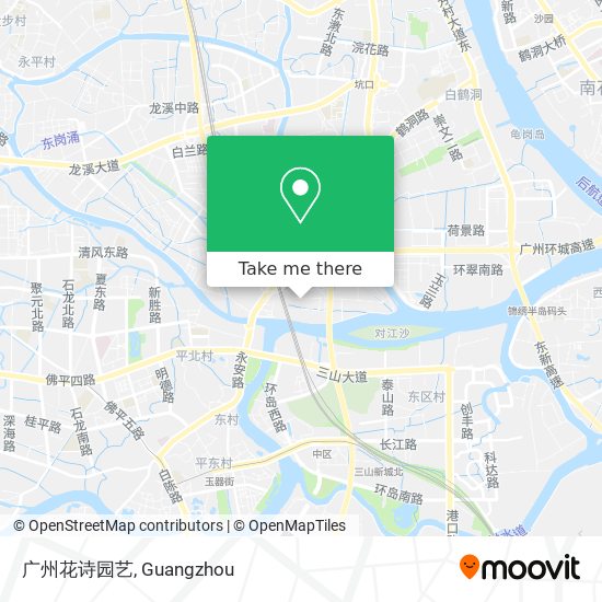 广州花诗园艺 map