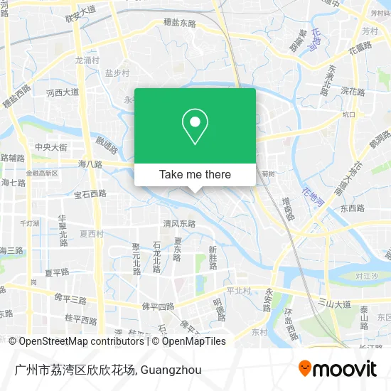 广州市荔湾区欣欣花场 map