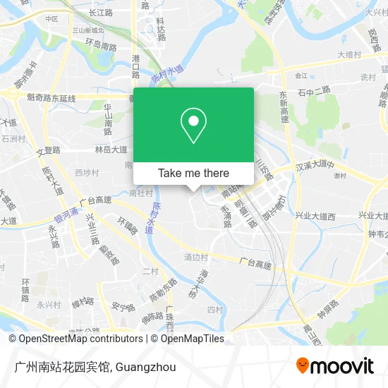 广州南站花园宾馆 map