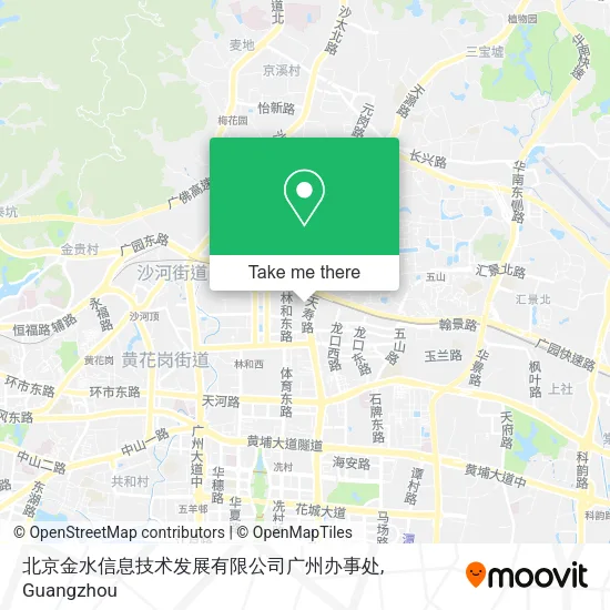 北京金水信息技术发展有限公司广州办事处 map
