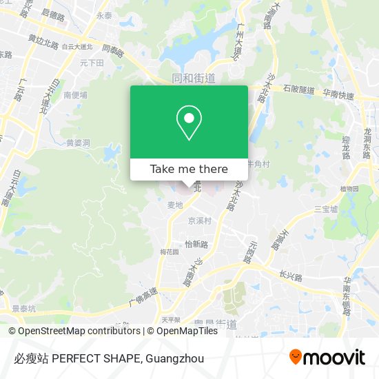 必瘦站 PERFECT SHAPE map
