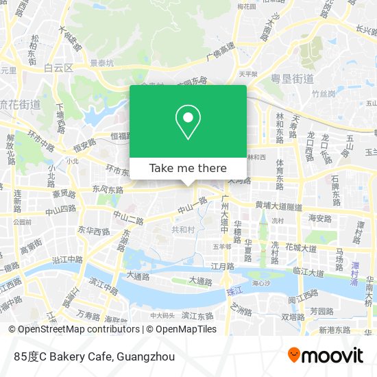 85度C Bakery Cafe map