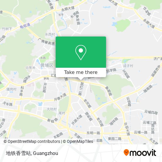 地铁香雪站 map