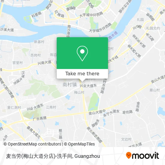 麦当劳(梅山大道分店)-洗手间 map