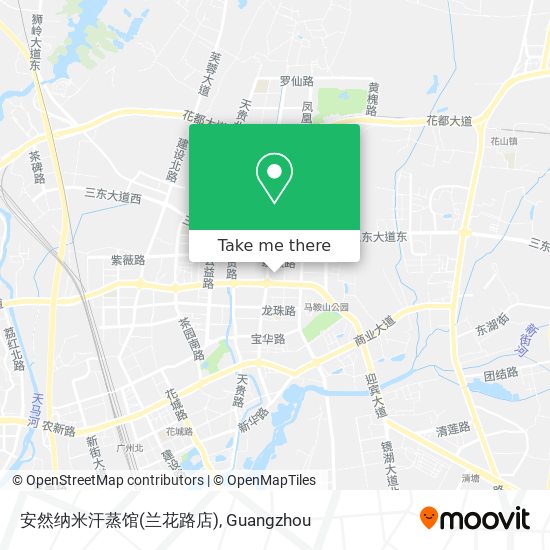 安然纳米汗蒸馆(兰花路店) map
