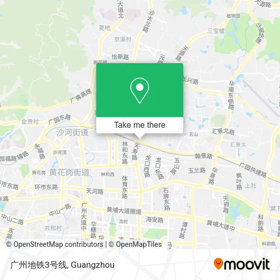 广州地铁3号线 map