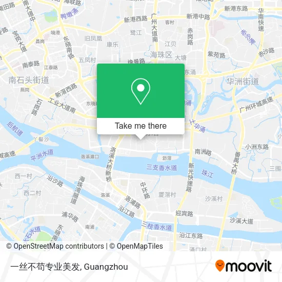 一丝不苟专业美发 map