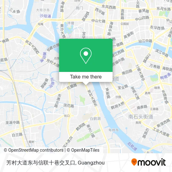 芳村大道东与信联十巷交叉口 map