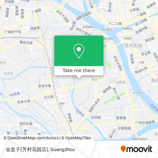 金盘子(芳村花园店) map