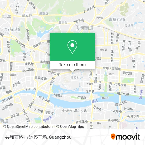 共和西路-占道停车场 map