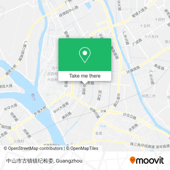 中山市古镇镇纪检委 map