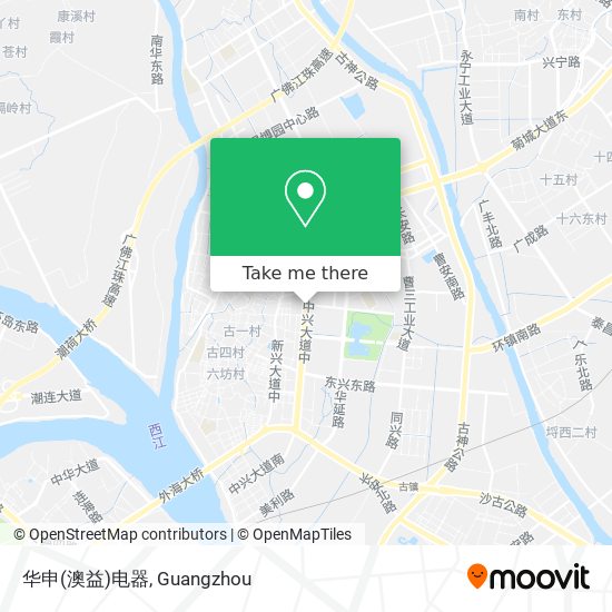 华申(澳益)电器 map