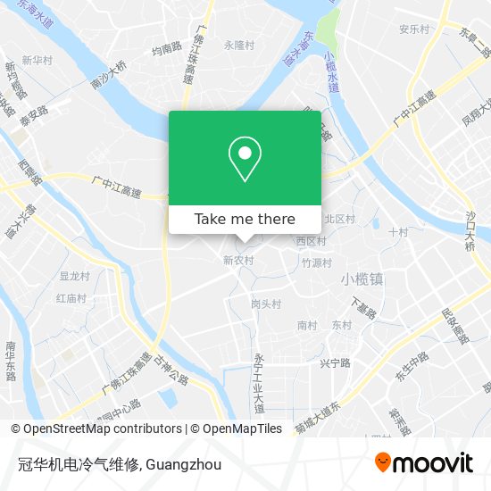 冠华机电冷气维修 map