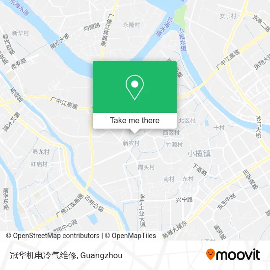 冠华机电冷气维修 map