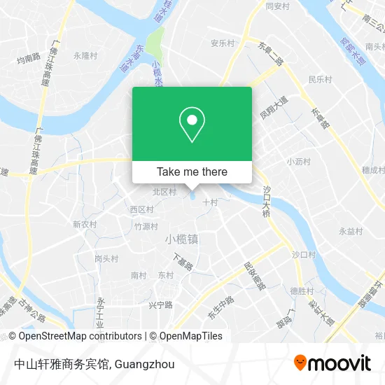 中山轩雅商务宾馆 map