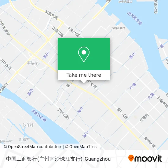 中国工商银行(广州南沙珠江支行) map