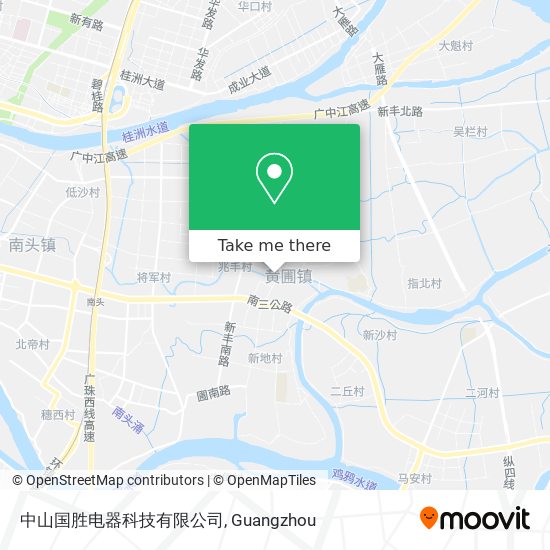 中山国胜电器科技有限公司 map