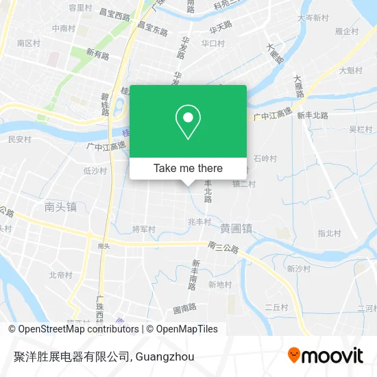 聚洋胜展电器有限公司 map