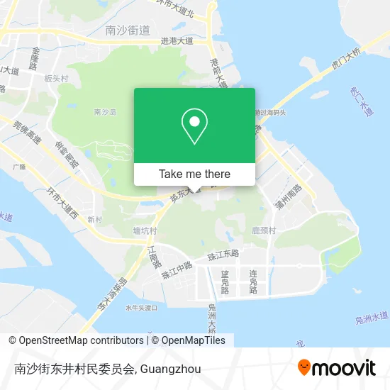 南沙街东井村民委员会 map