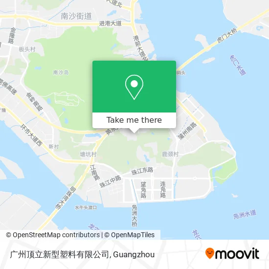 广州顶立新型塑料有限公司 map