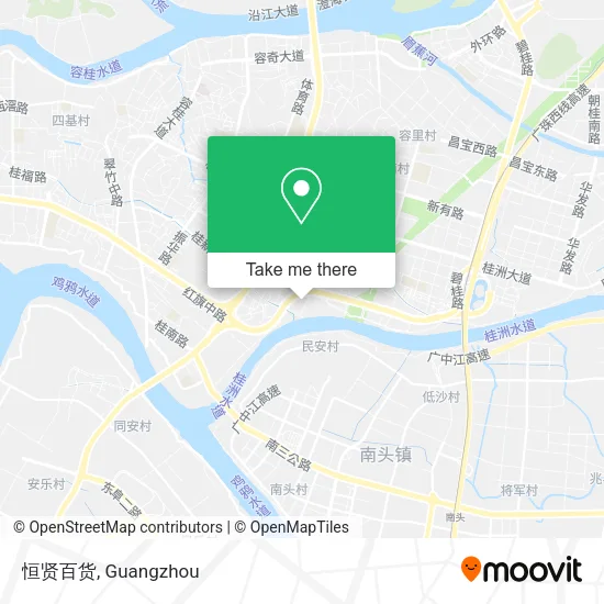 恒贤百货 map