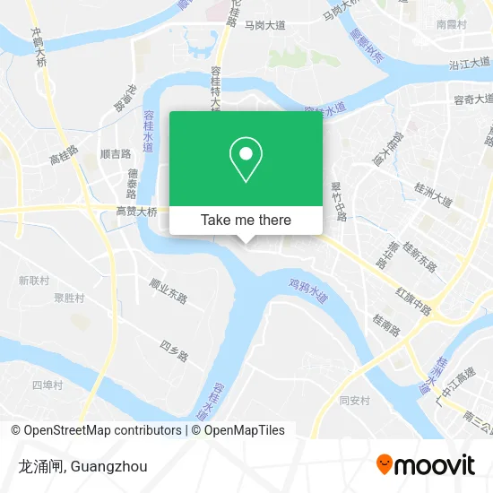 龙涌闸 map