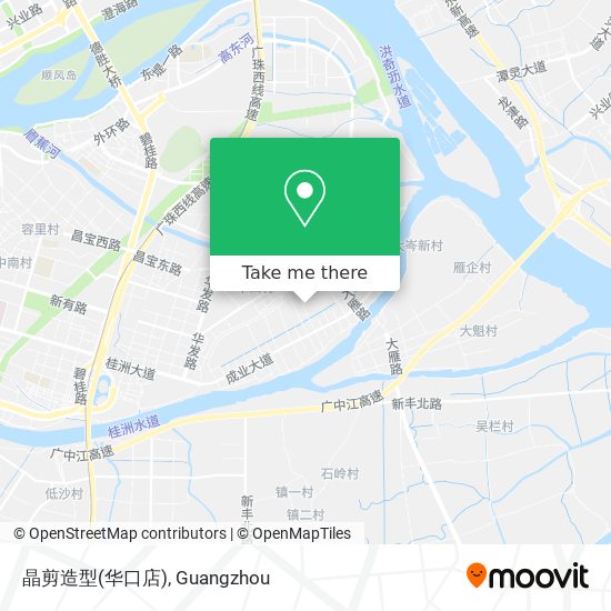 晶剪造型(华口店) map