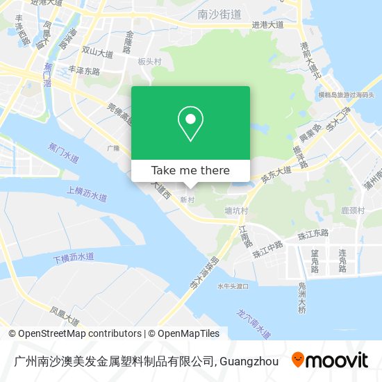 广州南沙澳美发金属塑料制品有限公司 map