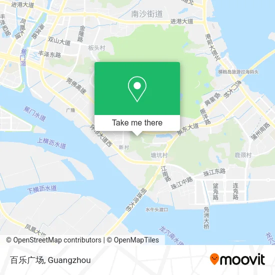 百乐广场 map