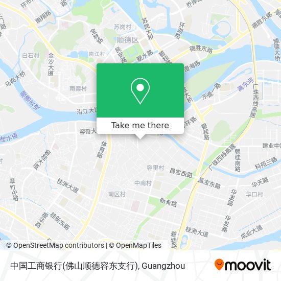 中国工商银行(佛山顺德容东支行) map