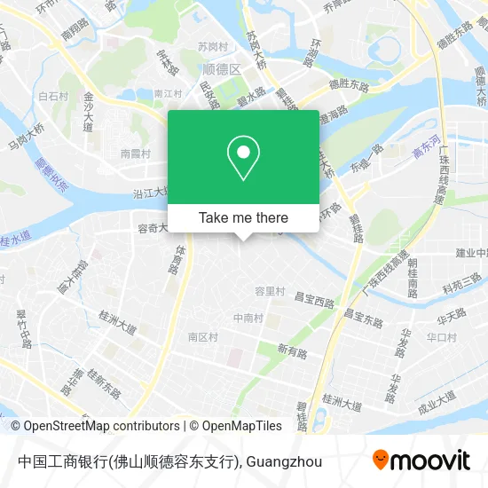 中国工商银行(佛山顺德容东支行) map