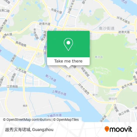 越秀滨海珺城 map