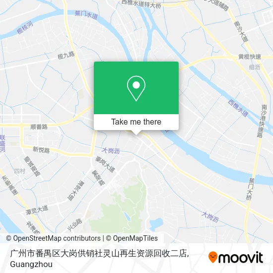 广州市番禺区大岗供销社灵山再生资源回收二店 map