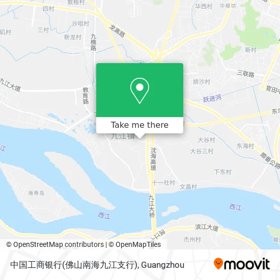 中国工商银行(佛山南海九江支行) map