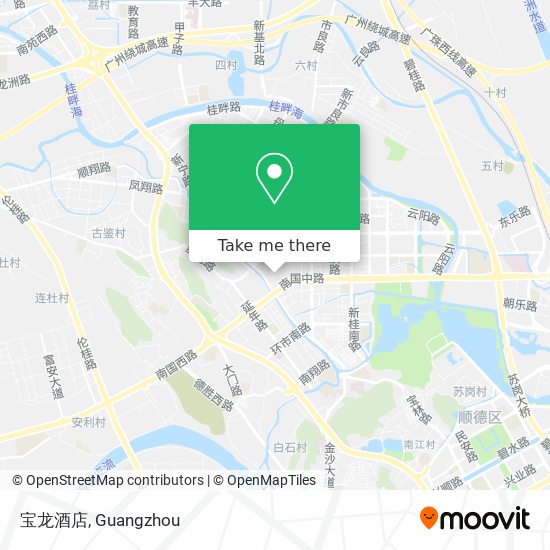 宝龙酒店 map