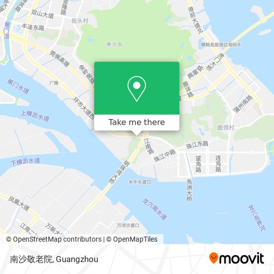 南沙敬老院 map
