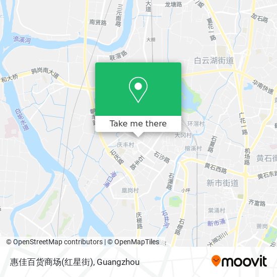 惠佳百货商场(红星街) map