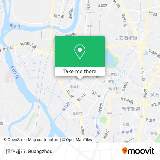 恒信超市 map