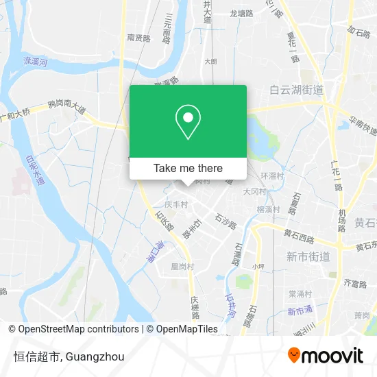 恒信超市 map