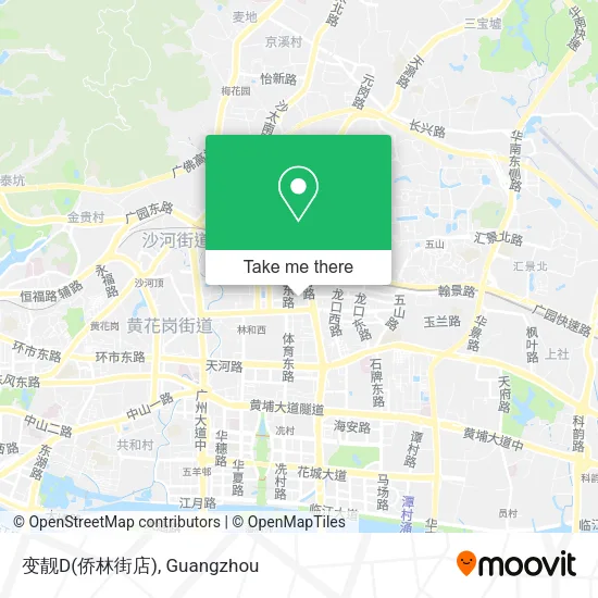 变靓D(侨林街店) map