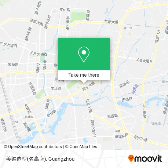 美渠造型(名高店) map