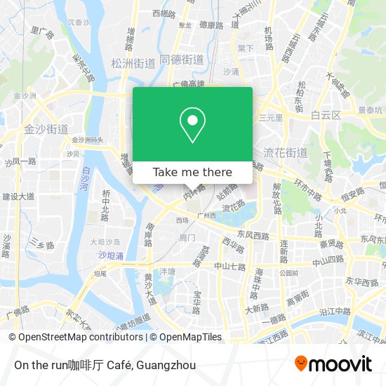 On the run咖啡厅 Café map