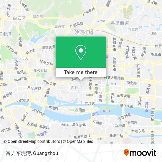 富力东堤湾 map