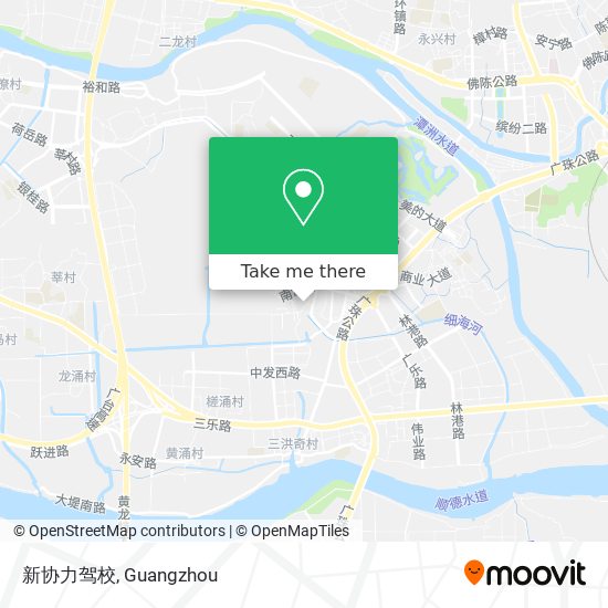 新协力驾校 map