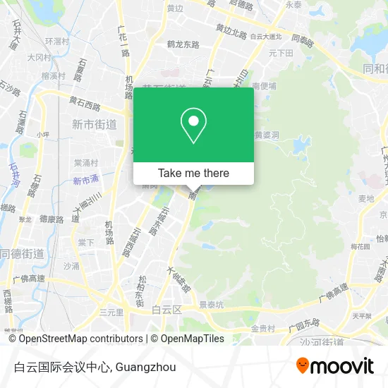 白云国际会议中心 map