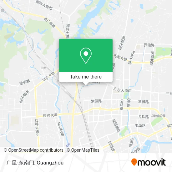 广星-东南门 map
