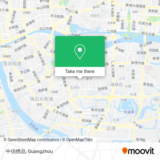 中信绣品 map