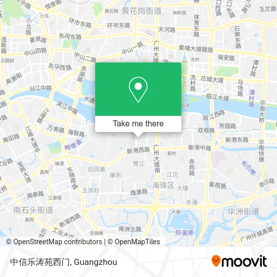 中信乐涛苑西门 map