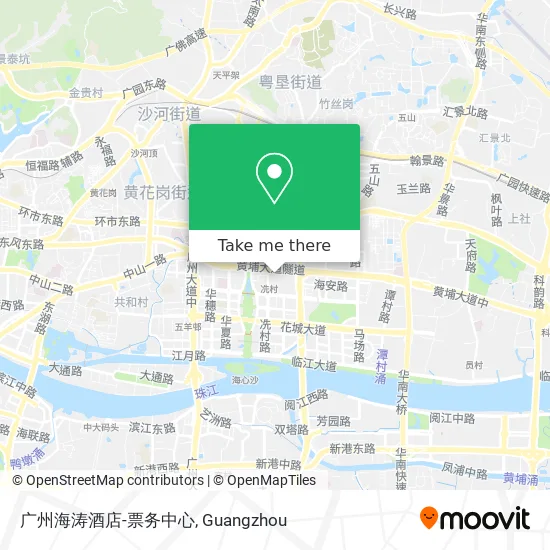 广州海涛酒店-票务中心 map